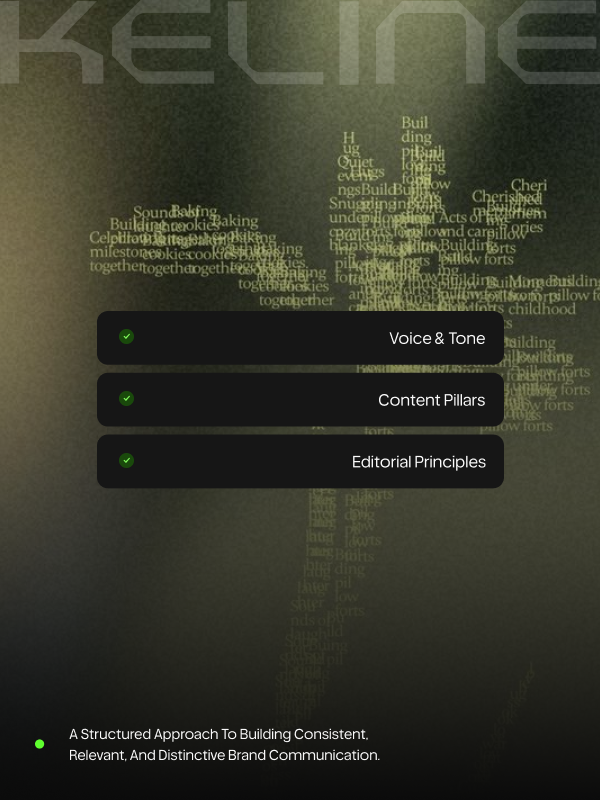 Voice, tone and editorial principles